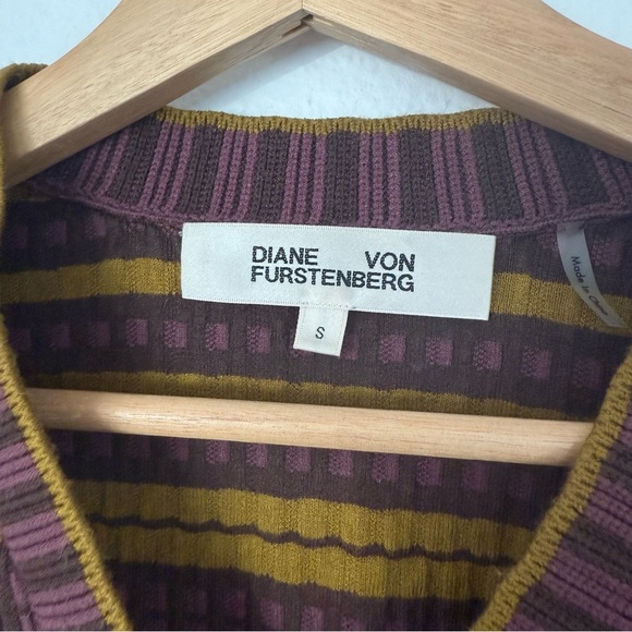 VF Diane von Furstenberg Gilda patterned-jacquard cardigan size S - Picture 11 of 11